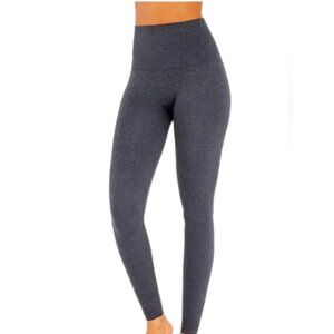 🆕SPANX Look at Me Now Seamless Leggings  Charcoal Heather Sz XL